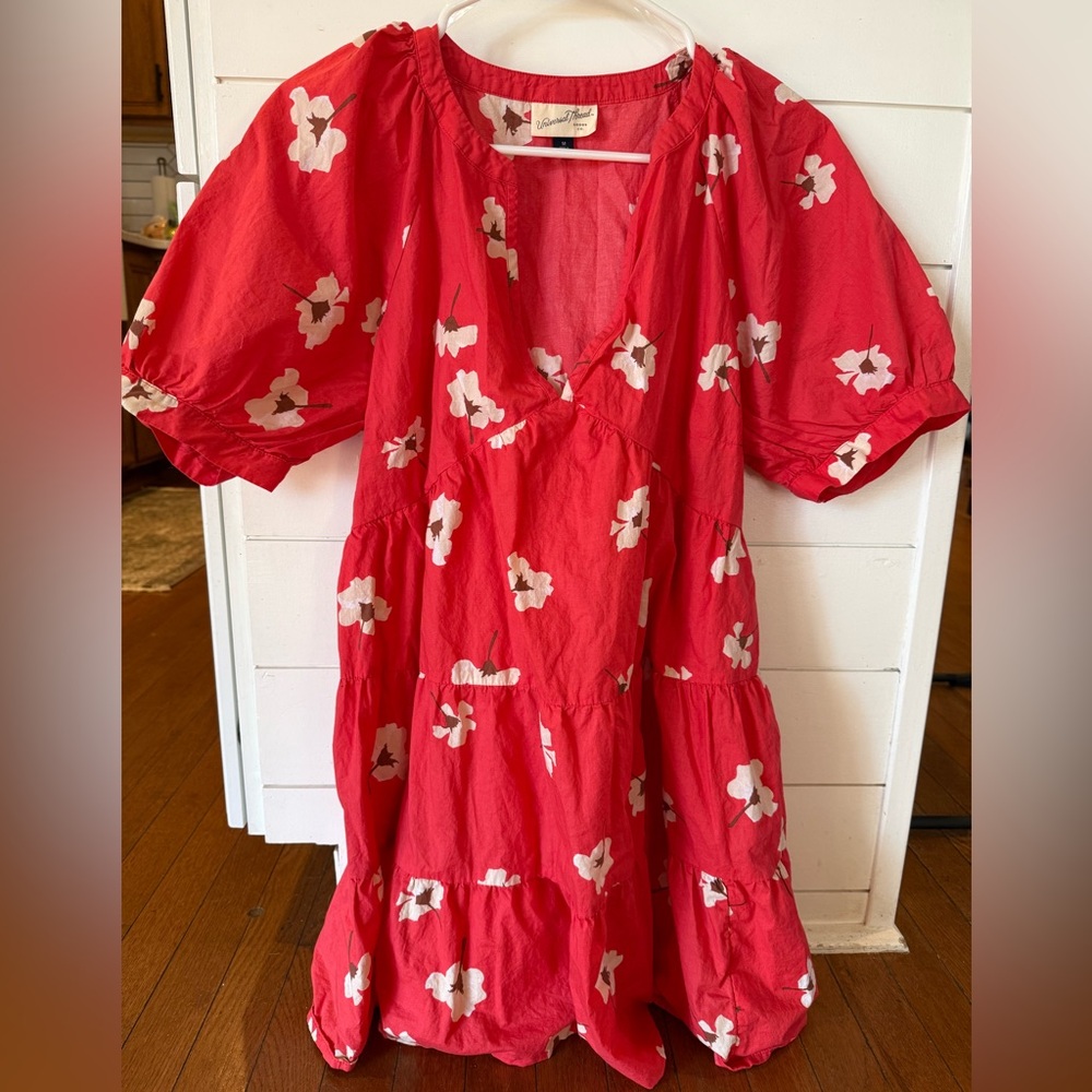 Red Floral Dress